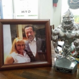 Juliette with Arnold Swarchenegger